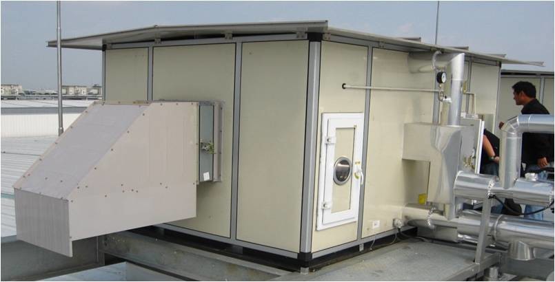 Rooftop EKDX واحد های انتقال هوا برای نصب در فضای باز