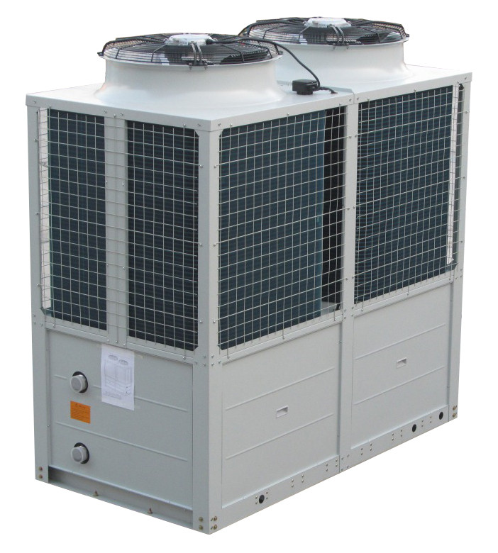 Eco-friendly 100kw واحد پمپ حرارتی خنک کننده هوا مجهز به مسکونی